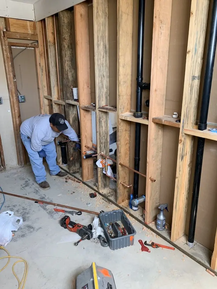 Commercial rough-in plumbing for Gas Line Repair in Brook Hollow